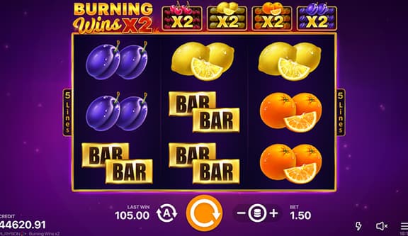 Burning Wins x2