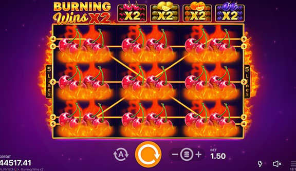 Burning Wins x2