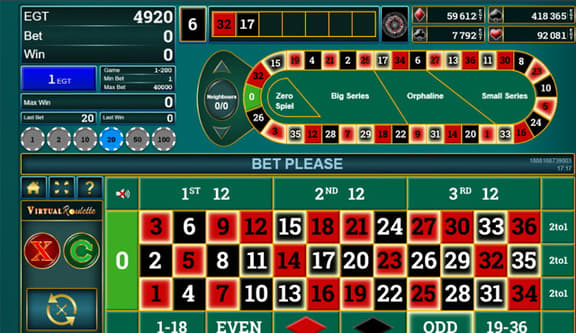 Virtual Roulette