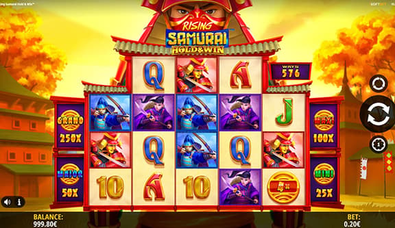 Rising Samurai: Hold & Win