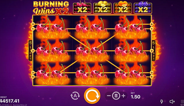 Burning Wins x2