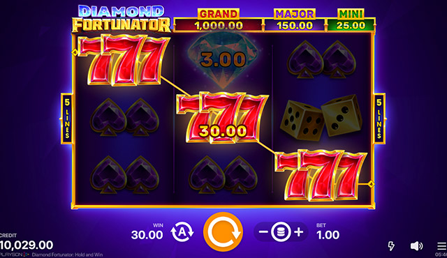 Diamond Fortunator: Hold and Win