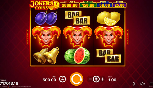 Joker's Coins: Hold and Win