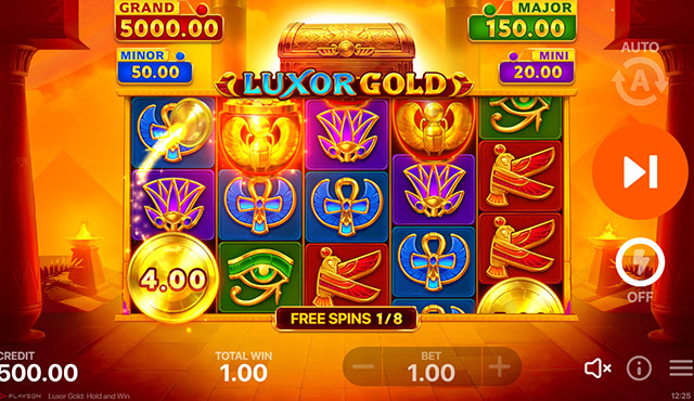 Luxor Gold: Hold and Win