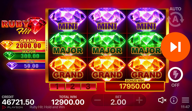 Ruby Hit: Hold and Win