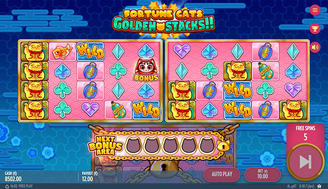 Fortune Cats Golden Stacks!!