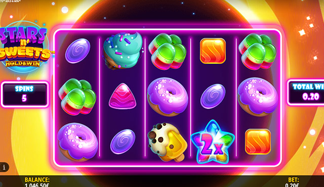 Stars n’ Sweets Hold & Win