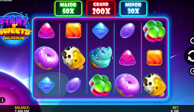 Stars n’ Sweets Hold & Win