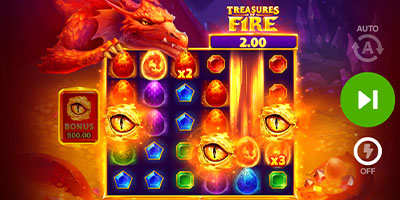 Treasures of Fire: Scatter Pays