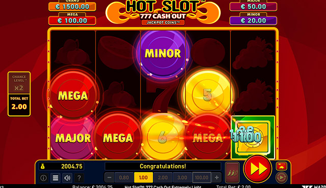 Hot Slot™: 777 Cash Out Extremely Light