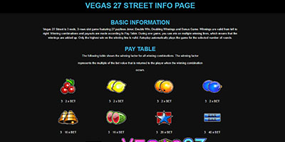 Vegas 27 Street
