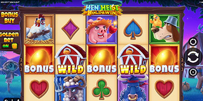 Hen Heist: Hold & Win
