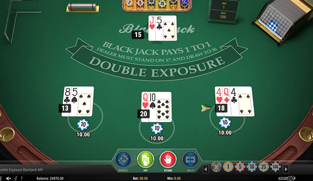 Double Exposure Blackjack MH