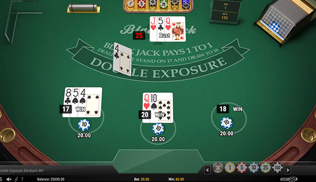 Double Exposure Blackjack MH
