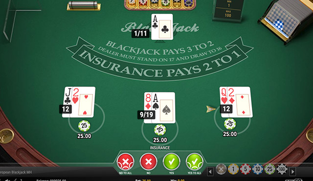 European Blackjack MH