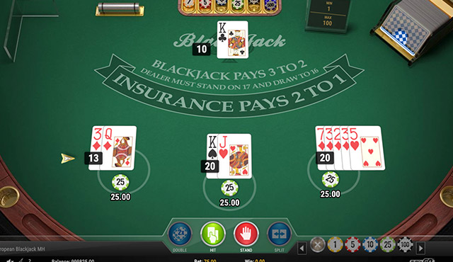 European Blackjack MH