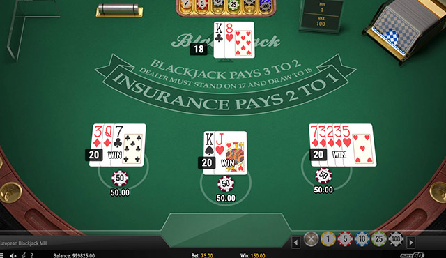 European Blackjack MH