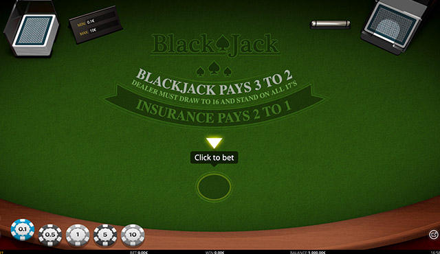 Blackjack Single Hand