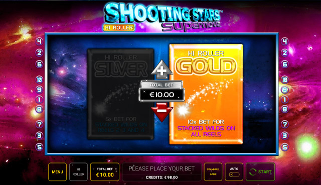 Shooting Stars Supernova