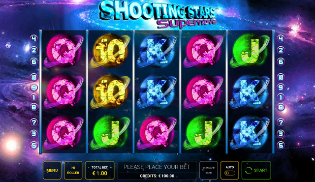 Shooting Stars Supernova