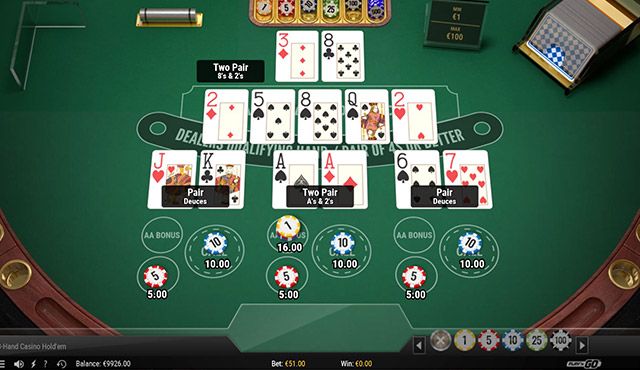 3 Hand Casino Hold'em