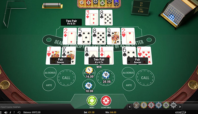 3 Hand Casino Hold'em