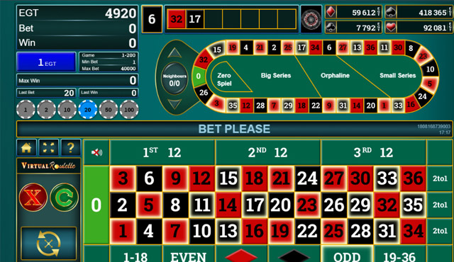 Virtual Roulette
