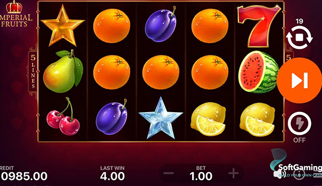 Imperial Fruits: 5 lines