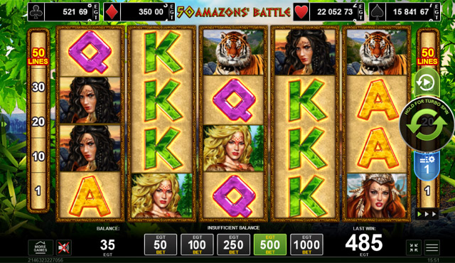 50 Amazons' Battle