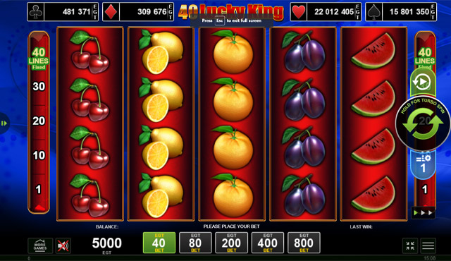 40 Lucky King