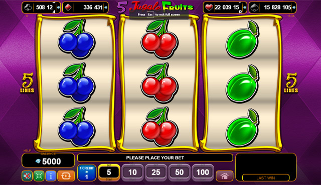 5 Juggle Fruits