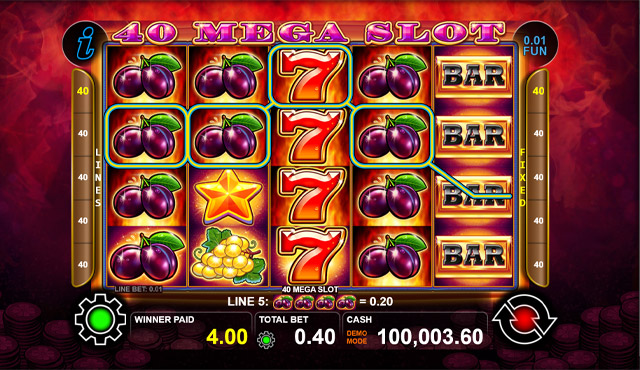 40 Mega slot