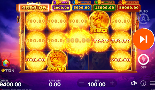 Buffalo Power: Hold and Win