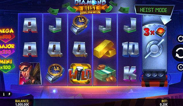 Diamond Heist: Hold & Win