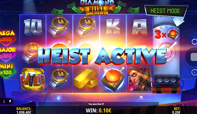 Diamond Heist: Hold & Win