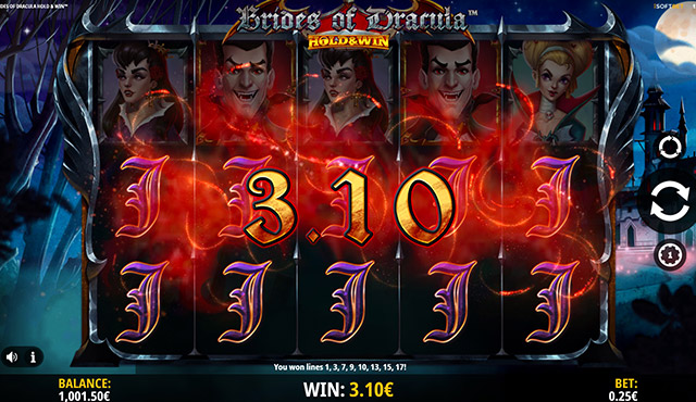 Brides of Dracula Hold & Win