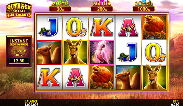 Outback Gold: Hold and Win