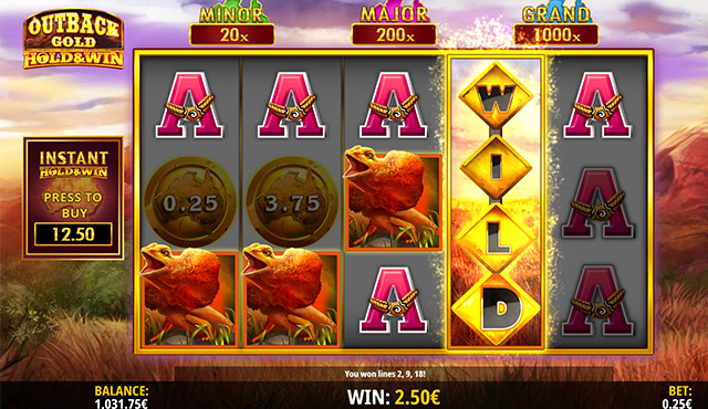 Outback Gold: Hold and Win