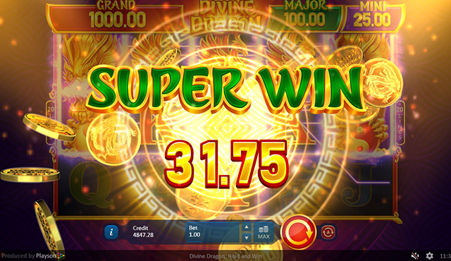 Divine Dragon: Hold and Win