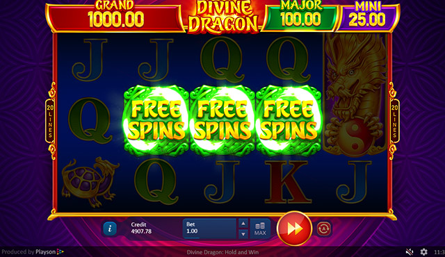 Divine Dragon: Hold and Win