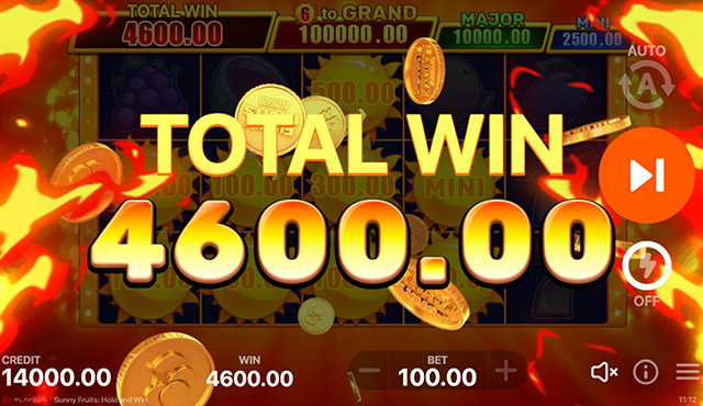 Sunny Fruits: Hold and Win