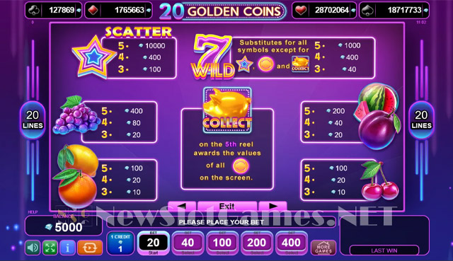 20 Golden Coins