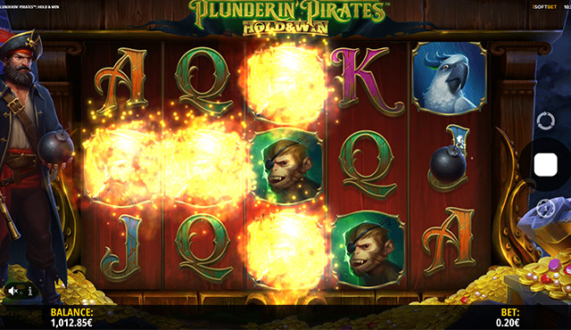 Plunderin' Pirates: Hold & Win