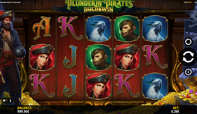Plunderin' Pirates: Hold & Win